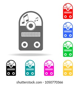 musical apparatus icon. Elements of party multi colored icons. Premium quality graphic design icon. Simple icon for websites, web design, mobile app, info graphics on white background