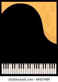 musical background classic king key traditional royal edge instrument music performance tool art classical symphony melody keys painting framing border concert science note piano no one billboard tone