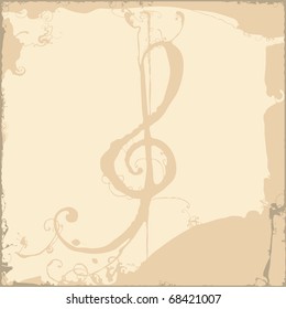 musical background paper