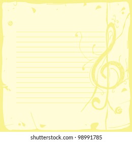 musical background paper