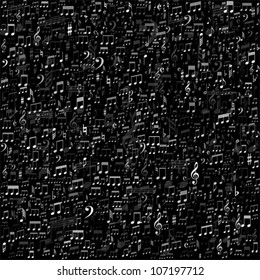 Musical background, vector