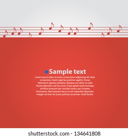 musical background vector background