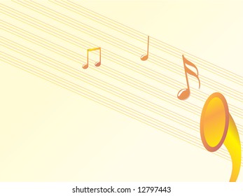 musical background vector illustration