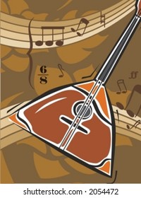 Musical Background-Floral Style Series.