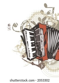 Musical Background-Grunge Style Series.