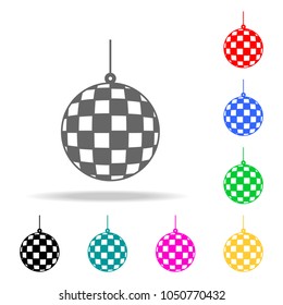 musical ball icon. Elements of party multi colored icons. Premium quality graphic design icon. Simple icon for websites, web design, mobile app, info graphics on white background