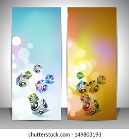 Musical banner set. 