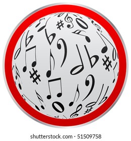 musical button
