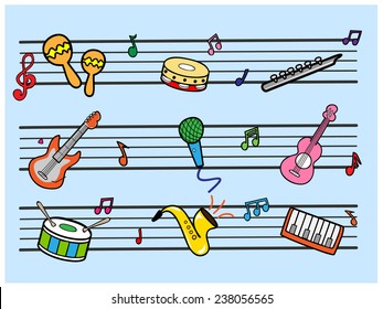 Musical cartoon