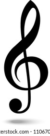 Musical Clef. Vector Ilustration