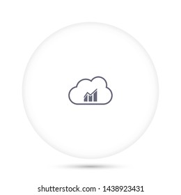 musical cloud vector icon 10 eps , Lorem ipsum Flat design