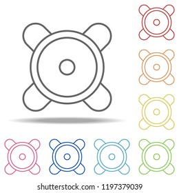 musical column icon. Elements of Web in multi colored icons. Simple icon for websites, web design, mobile app, info graphics