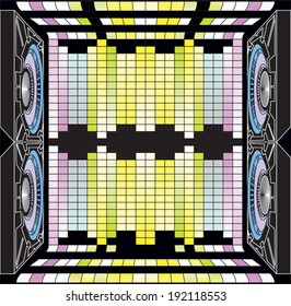 Musical columns and dynamic sound