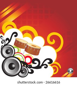 musical composition disco series, design
