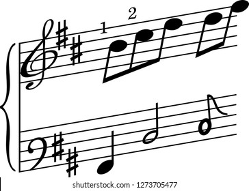 musical departure on a solfege