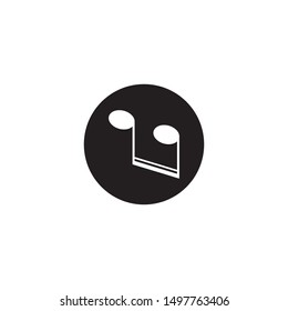Musical design element,music notes,symbols,vector illustration. - Vector