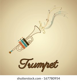 musical design over beige background vector illustration