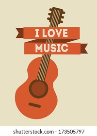 musical design over beige background vector illustration