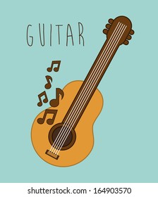 musical design over blue background vector illustration