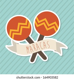 musical design over blue background vector illustration