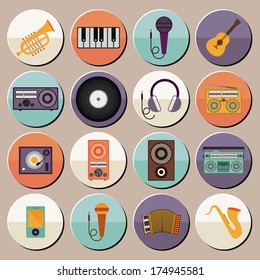 musical design over gray background vector illustration