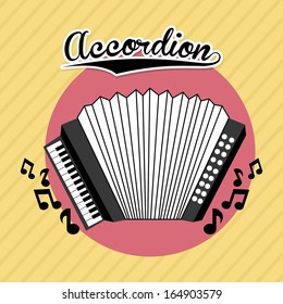 musical design over lineal background vector illustration
