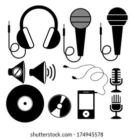 musical design over white  background vector illustration
