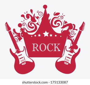 musical design over white background vector illustration