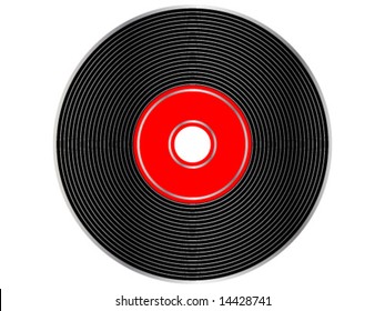 Ilustração de disco musical