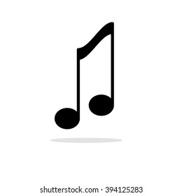 Musical double bar note vector art