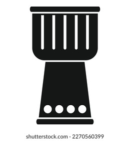 Musical drum icon simple vector. Kit instrument. Concert carnival
