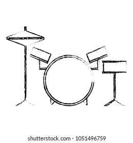 musical drums battery set instruments