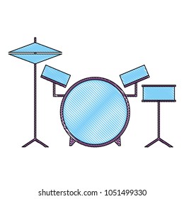 musical drums battery set instruments