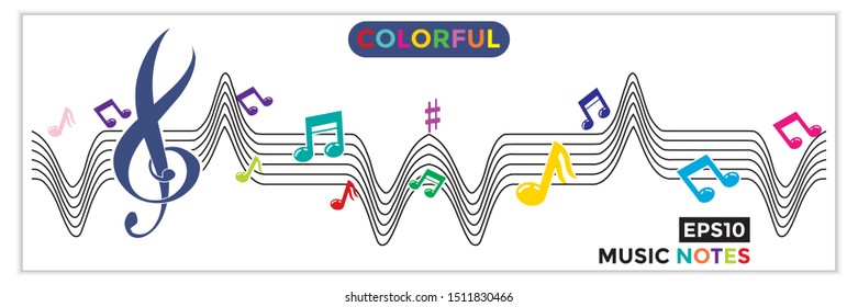 Musical elements and scales in vector form