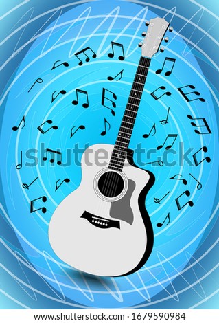 Similar – Image, Stock Photo guitar Leisure and hobbies