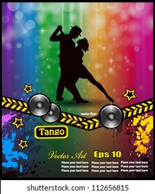 Musical Flyer For Valzer Party Or Tango Argentino Exhibitions.