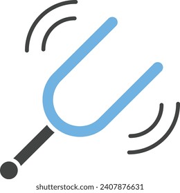 Musical Fork icon vector image. Suitable for mobile application web application and print media.