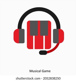 Musical Game or Audio Icon Concept 
