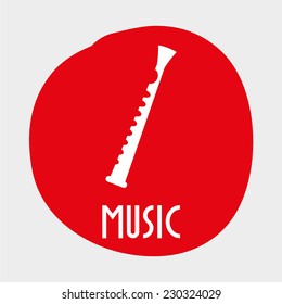 musical graphic design , vector illustration