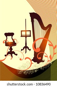 Musical harp
