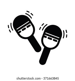 Musical icon design  black color