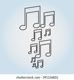musical icon design, vector illustration eps10 graphic 