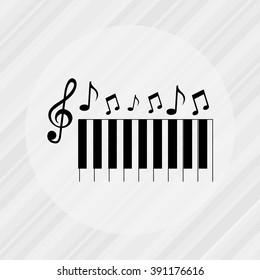 musical icon design, vector illustration eps10 graphic 