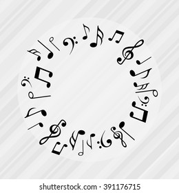 musical icon design, vector illustration eps10 graphic 