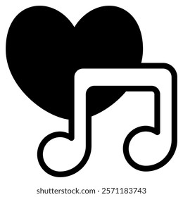 musical icon with mixed style. Suitable for website design, logo, app, UI and etc. Based on the size of the icon in general, so it can be reduced.
