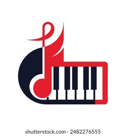 Icono musical Piano Ilustraciones vectoriales