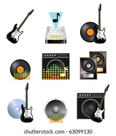 Musical icon set