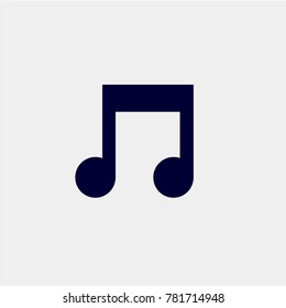 musical icon, Vector illustration.