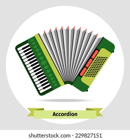 Musical instrument accordion