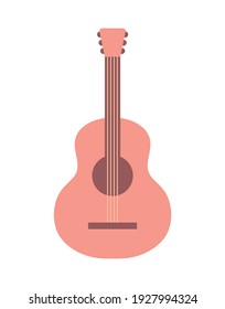 musical instrument acoustic guitar isolated